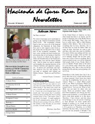 Feb07 newsletter.pub - Hacienda de Guru Ram Das