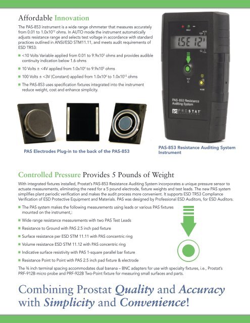 Download Flyer - Prostat Corporation