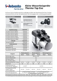 Thermo Top Evo - ImpEK Kfz-Ersatzteile und Zubehör eK