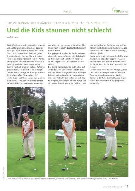 BENJAMIN PFAFFENBACH NEUER CHEF IM ... - Golf Nordhessen