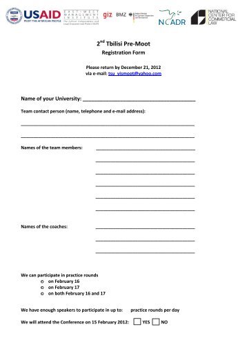 Registration Form