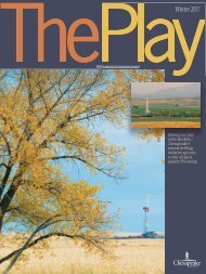 The Play, Winter 2011 Issue - Chesapeake Energy
