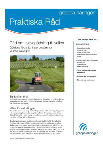 Praktiska rÃ¥d nr 6_3_A4_w.pdf - Greppa nÃ¤ringen