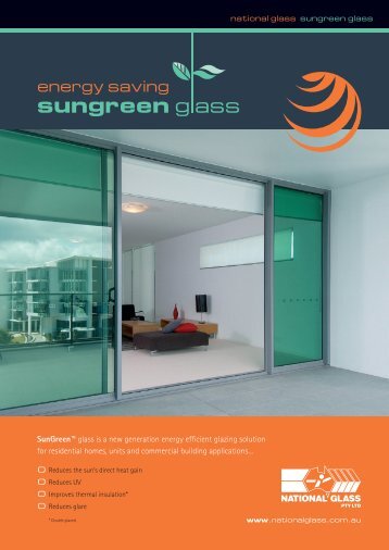 Download Sungreen Product Brochure - National Glass