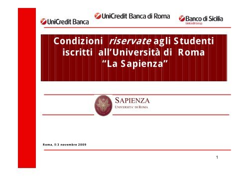 Condizioni Riservate Agli Studenti Iscritti Alluniversitã