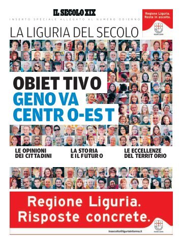 LA LIGURIA DEL SECOLO - Il Secolo XIX