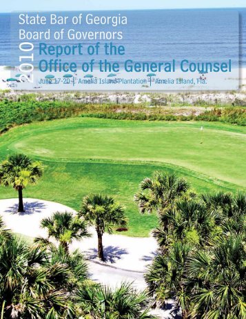 to view the 2009-10 OGC Annual Report. - State Bar of Georgia