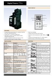 Digital Timers, Eliro - Carrel - Electrade