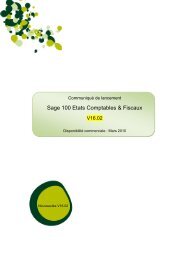 CommuniquÃ© de lancement Sage 100 ECF V16 - extremIT