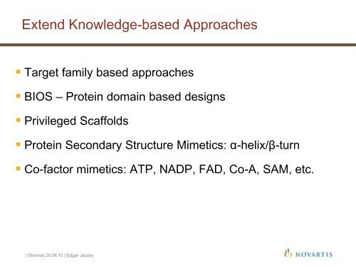 The role of chemoinformatics in the design of a comprehensive drug ...