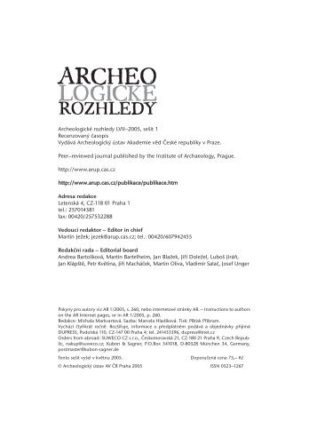 2005_1 - Archeologický ústav AV ČR