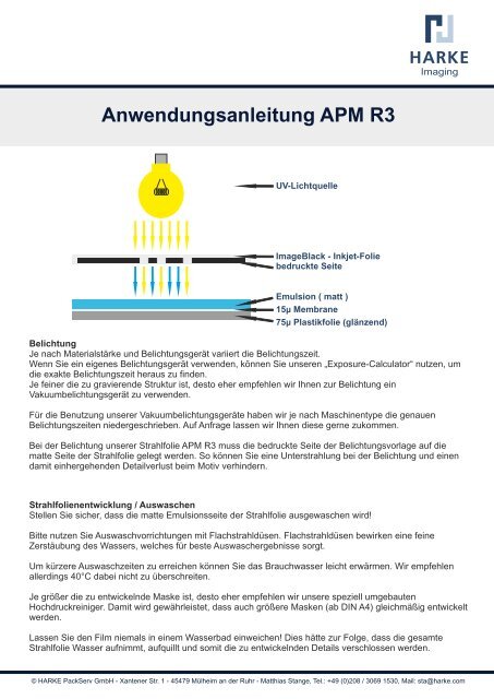 Anwendungsanleitung APM R3