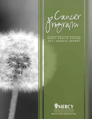 Cancer Annual Report - Mercy Regional Cancer Center