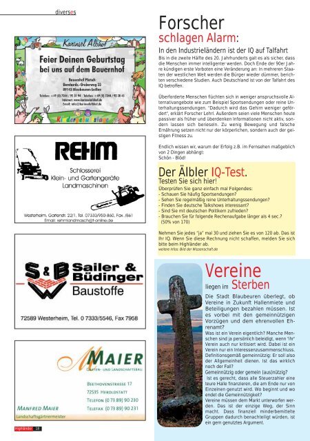 Windkraft Windkraft -  Highländer Albmagazin