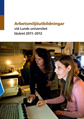 ArbetsmiljÃ¶utbildningar - Lunds universitet