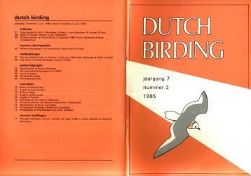 1985-2 - Dutch Birding