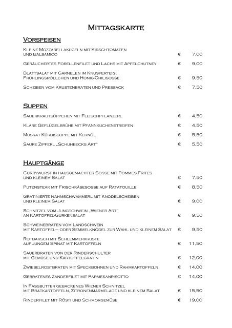 Mittagskarte (PDF) - Die Wutzschleife