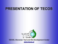 PRESENTATION OF TECOS - made-in-styria
