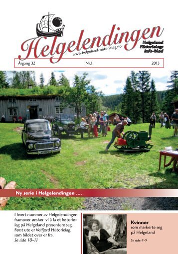 Helgelendingen nr 1 2013 - Helgeland Historielag