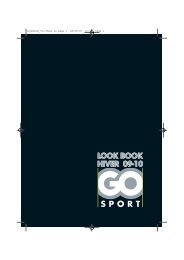 Look book hiver 09-10 - Go Sport