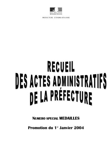 RAA spÃ©cial du 26 fÃ©vrier 2004 - PrÃ©fecture