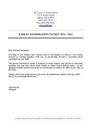 PARENT INFORMATION PACKET 2011 - 2012 - Salem School District