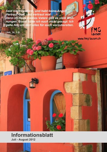 Ausgabe Juli / August 2012 - FMG Lausen