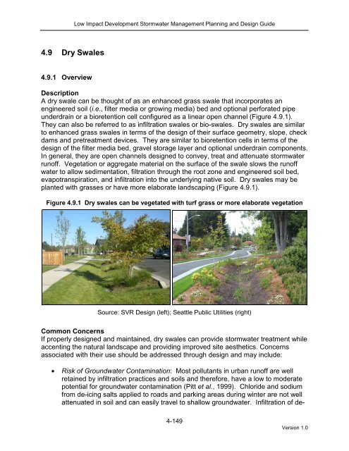 Section 4.9 - Dry Swales - Sustainable Technologies Evaluation ...