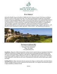 Complete Press Kit - The Resort at Pelican Hill