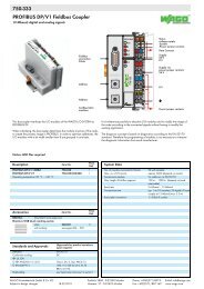 750-333; PROFIBUS DPV1 12 MBd - WAGO