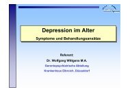 Depression im Alter Depression im Alter - DÃ¼sseldorfer BÃ¼ndnis ...