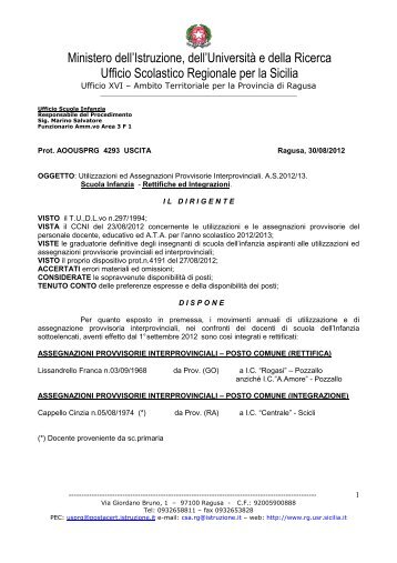Download - ufficio xvi ambito territoriale per la provincia di ragusa