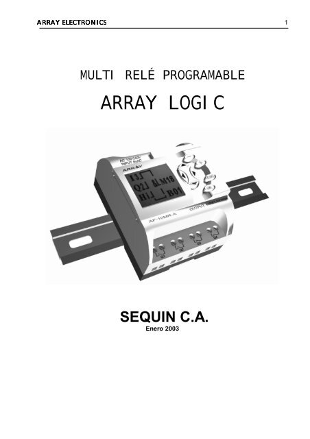 Array af 10mr a manual download