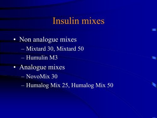 Insulin for pharmacists