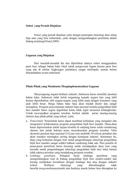 PDF: PKM-GT-10-UM-Dewi-Pemanfaatan Pasir Besi