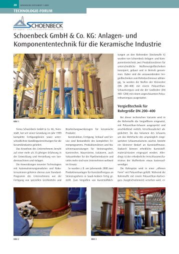 Schoenbeck GmbH & Co. KG: Anlagen- und Komponententechnik ...