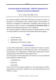 Technische Regel fÃ¼r Gefahrstoffe - TRGS 619 -Substitution fÃ¼r ...