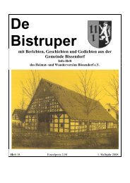 De Bistruper Heft 18 UB3Bullerdiek - Heimatverein-bissendorf.de