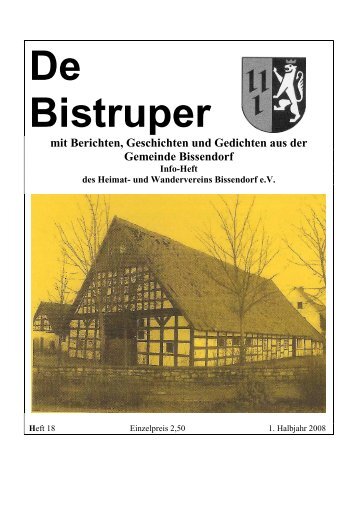 De Bistruper Heft 18 UB3Bullerdiek - Heimatverein-bissendorf.de