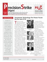 PrecisionStrike Digest - Precision Strike Association