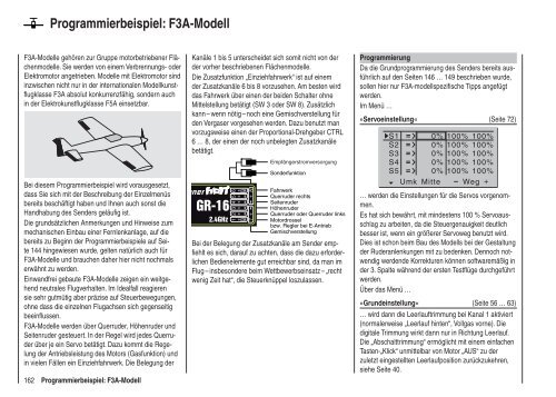 Programmier-Handbuch MX-16 HoTT Computerfernsteuerung