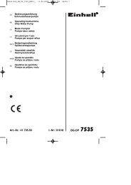 Nr.: 01018 BG-DP 7535 - Einhell