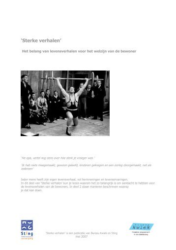 sterke verhalen deel 1 (PDF) - Bureau Kwiek