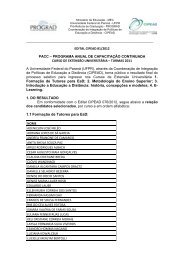 Para ler o edital 81/2012 de resultado - CIPEAD - Universidade ...