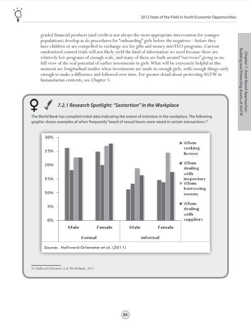 STATE OF THE FIELD IN YOUTH ECONOMIC OPPORTUNITIES