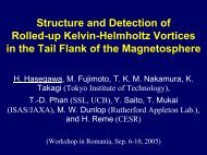 Structure and detection of Kelvin-Helmholtz vortices in the ... - GPSM