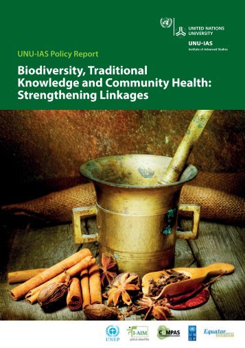 Biodiversity, Traditional Knowledge and Community Health