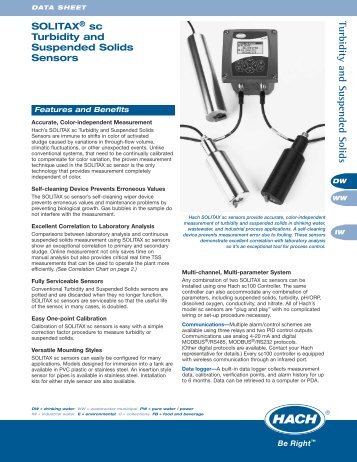 Turbidity and Suspended Solids - Hach HST