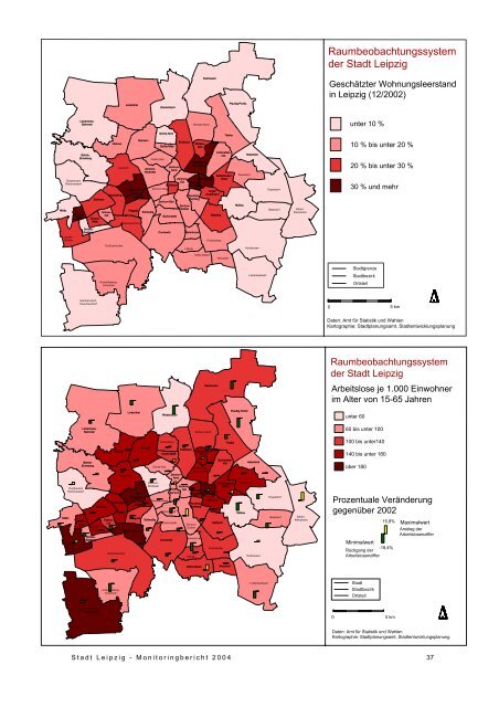 Monitoringbericht 2004 - Wohnungsmarkt - Stadtumbau - Stadt Leipzig