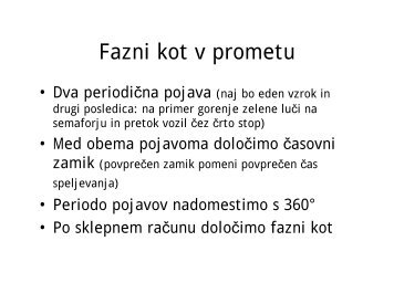 Fazni kot v prometu